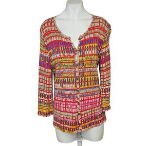 Aldo Martins Multicolor Patterned Cardigan